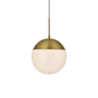 Elegant Lighting Eclipse 10" Wide Pendant Satin Gold