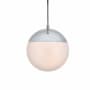 Elegant Lighting Eclipse 10" Wide Pendant Chrome
