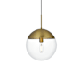 Elegant Lighting Eclipse 12" Wide Pendant Satin Gold