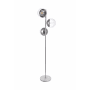 Elegant Lighting Eclipse 3 Light 66" Tall Tree Floor Lamp with Clear Glass Chrome