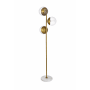 Elegant Lighting Eclipse 3 Light 66" Tall Tree Floor Lamp with Clear Glass Brass