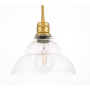 Elegant Lighting Gil Single Light 9" Wide Mini Pendant Brass