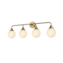 Elegant Lighting Hanson 4 Light 37" Wide Vanity Light Satin Gold