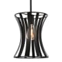 Elegant Lighting Lily 10" Wide Mini Pendant Black