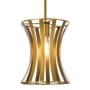 Elegant Lighting Lily 10" Wide Mini Pendant Brass