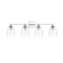 Elegant Lighting Gianni 4 Light 10" Tall Bathroom Sconce Chrome / Clear