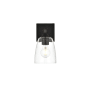 Elegant Lighting Gianni 10" Tall Bathroom Sconce Black / Clear