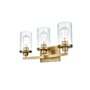 Elegant Lighting Thane 3 Light 18" Wide Vanity Light Satin Gold