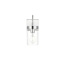 Elegant Lighting Taryin 11" Tall Bathroom Sconce Chrome / Clear