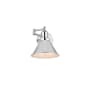 Elegant Lighting Varden 8" Tall Bathroom Sconce Chrome