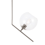 Elegant Lighting Ryland Single Light 16" Wide Pendant with Clear Glass Chrome