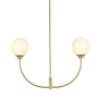 Elegant Lighting Nyomi 2 Light 30" Wide Chandelier Brass