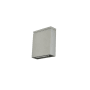 Elegant Lighting Raine 7" Tall LED Outdoor Wall Sconce Silver