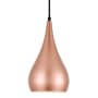 Elegant Lighting Nora 6" Wide Pendant with an Aluminum Shade Honey Gold