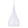 Elegant Lighting Nora 6" Wide Pendant with an Aluminum Shade White