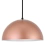 Elegant Lighting Circa 6-1/2" High Pendant with an Aluminum Shade Honey Gold