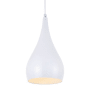 Elegant Lighting Nora 6" Wide Plug-In Mini Pendant White