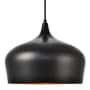 Elegant Lighting Nora 12" Wide Plug-In Pendant Black