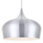 Elegant Lighting Nora 12" Wide Plug-In Pendant Burnished Nickel