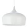 Elegant Lighting Nora 12" Wide Plug-In Pendant White