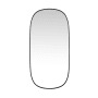 Elegant Lighting Brynn 30" W x 60" H Oval Framed Bathroom Mirror Black