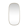 Elegant Lighting Brynn 30" W x 60" H Oval Framed Bathroom Mirror Brass