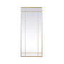Elegant Lighting Viola 30" W x 70" H Rectangular Framed Bathroom Mirror Brass