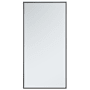 Elegant Lighting Vatinius 36" W x 18" H Traditional Rectangular Framed Bathroom Wall Mirror Black