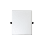Elegant Lighting Everly 20" W x 24" H Transitional Rectangular Framed Bathroom Wall Mirror Black