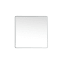 Elegant Lighting Evermore 48" W x 48" H Transitional Square Framed Bathroom Wall Mirror Silver