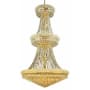 Elegant Lighting Primo 32 Light 36" Wide Crystal Empire Chandelier with Clear Royal Cut Crystals Gold