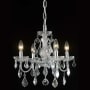 Elegant Lighting St. Francis 4 Light 17" Wide Crystal Chandelier with Clear Royal Cut Crystals Chrome