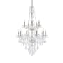 Elegant Lighting Verona 15 Light 33" Wide Crystal Chandelier with Clear Royal Cut Crystals Chrome