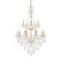 Elegant Lighting Verona 15 Light 33" Wide Crystal Chandelier with Clear Royal Cut Crystals Gold