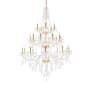 Elegant Lighting Verona 25 Light 43" Wide Crystal Chandelier with Clear Royal Cut Crystals Gold