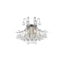 Elegant Lighting Toureg 3 Light 14" Tall Wall Sconce with Clear Royal Cut Crystals Chrome