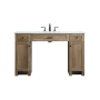 Elegant Lighting Cooper 54" Free Standing Single Basin Vanity Set with Cabinet and Marble Vanity Top Natural Oak