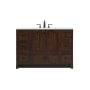 Elegant Lighting Soma 48" Free Standing Single Basin Vanity Set with Cabinet and Engineered Stone Vanity Top Expresso