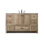 Elegant Lighting Soma 54" Free Standing Single Basin Vanity Set with Cabinet and Engineered Stone Vanity Top Natural Oak