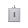 Elegant Lighting Chase 30" Free Standing Single Basin Vanity Set with Cabinet and Engineered Stone Vanity Top Gray