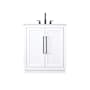 Elegant Lighting Chase 30" Free Standing Single Basin Vanity Set with Cabinet and Engineered Stone Vanity Top White