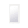 Elegant Lighting Aqua 18" W x 32" H Traditional Rectangular Framed Bathroom Wall Mirror White