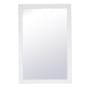 Elegant Lighting Aqua 24" W x 36" H Traditional Rectangular Framed Bathroom Wall Mirror White
