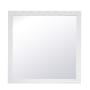 Elegant Lighting Aqua 36" W x 36" H Traditional Square Framed Bathroom Wall Mirror White