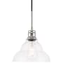 Elegant Lighting Gil Single Light 9" Wide Mini Pendant Chrome