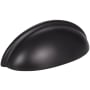 Elements Florence Pack of 20 - 3" Center to Center Cup Cabinet Pulls Matte Black