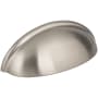 Elements Florence Pack of 20 - 3" Center to Center Cup Cabinet Pulls Satin Nickel