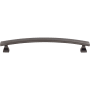 Elements Hadly 6-5/16" (160mm) Center to Center Curved Square Bar Cabinet Handle / Drawer Pull Brushed Pewter
