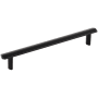 Elements William 6-5/16 Inch Center to Center Bar Cabinet Pull Matte Black