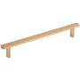 Elements William 6-5/16 Inch Center to Center Bar Cabinet Pull Satin Bronze